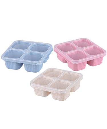 NAMOARLY 3pcs decor snack case sweet storage case nuts container packing box tasty make tea dried fruit