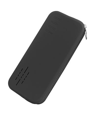 YONOY Travel Makeup Brush Holder zippered pouch  silicone Portable Cosmetic Brushes Holder  Soft and Sleek Makeup Tools Organizer Bag for Brushes to Protect Makeup Accessories & Cosmetics Bag-Black