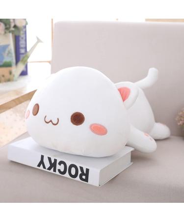 NatureMan Cute Kitten Plush Toy Stuffed Animal Pet Kitty Soft Anime Cat Plush Pillow children'sPlush cat doll Pillow toys (White) - Buy Online on SooperMarket.com