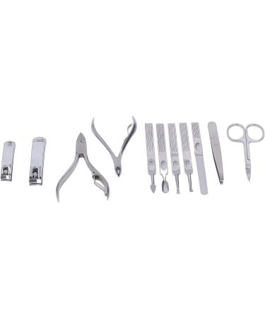 Glomora Manicure Set 11 Pieces Portable Stainless Steel Nail Clipper Set for Finger Nail Ear Care - Buy Online on SooperMarket.com