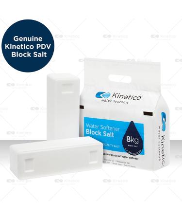 Kinetico Block Salt for Water Softeners - Genuine Kinetico Product - Delivers Superior Performance - 3 packs with 6 salt blocks in total 3 Packs - 6 Blocks - Buy Online on SooperMarket.com