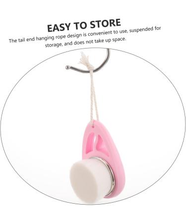 Shop Housoutil Soft Fur Cleansing Makeup Brush Scrubber - Exfoliating Facial Brush for Women - Pink Face Scrubber & Cleanser for Radiant Skin - Buy Online on SooperMarket.com