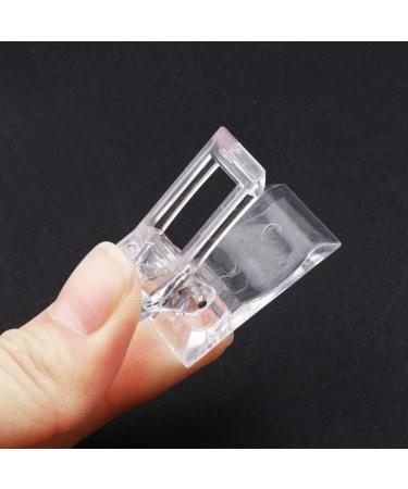 Nuoshen 5pcs Transparent Nail Tips Clip Poly Gel Builder Kit - Manicure Tools for Quick & Easy Nail Extension - UV LED Friendly - Buy Online on SooperMarket.com