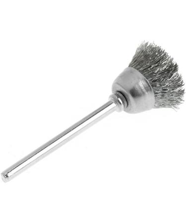 JOYKK 3Pieces Steel Wire Wheel Brush Head Abrasive Deburring Drilling Tools Bowl-shape - Silver - Buy Online on SooperMarket.com