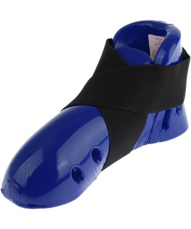Kids Taekwondo Foot Guard Karate Sparring Gear - Blue - Buy Online on SooperMarket.com