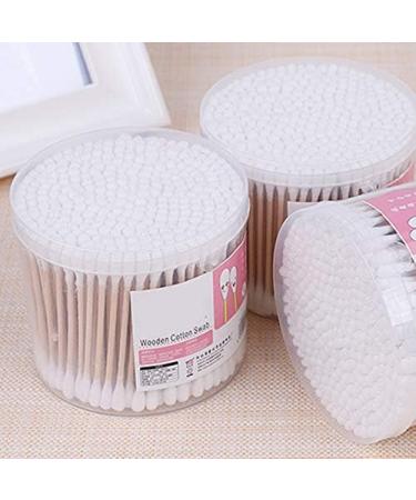 Nicoone Double Tips Cotton Swabs - 300 Pack Cotton Tubes for Makeup Personal Hygiene Pet Care & First Aid - Durable Wood Sticks and Storage Box - Buy Online on SooperMarket.com