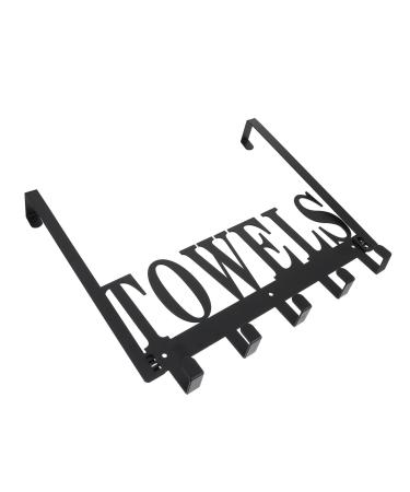 Alipis 1pc Door Hook Hand Towel Hook Towel Hooks Door Towel Hanger Iron Storage Hook Jewelry Back Door