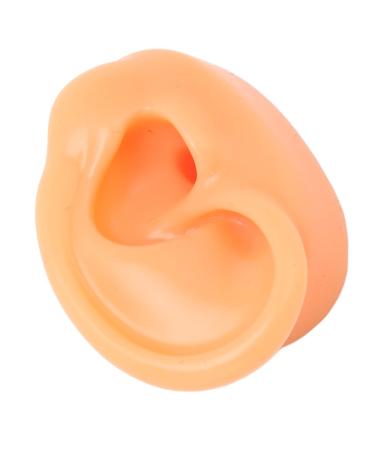 Authentic Ear Human Ear Model Reusable Waterproof Flexible for Ear Piercing Training(Left)