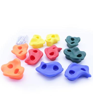 TRIZAND climbing holds climbing stones 10 pieces up to 150 kg fastening material 18533