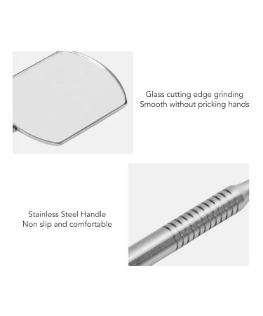 Professional Eyelash Art Tool Set - Stainless Steel Tweezers Mirror & Pickup Sticks for Salons - Silver - Buy Online on SooperMarket.com