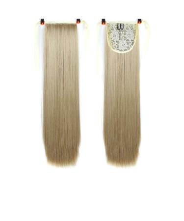 Wig Piece 18-38 Inch Straight Drawstring Ponytail Synthetic Hair Piece Pony Tail Clipped Into Hair Extension 22inches B107