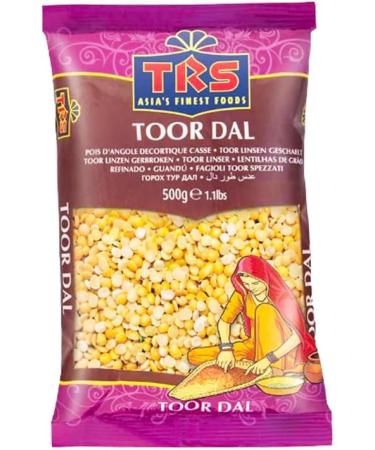 TRS Toor Dall Plain | 500G | Toor dal | High Fibre | High Protein | Natural | Gluten Friendly | Indian Origin (Pack of 2) - Buy Online on SooperMarket.com
