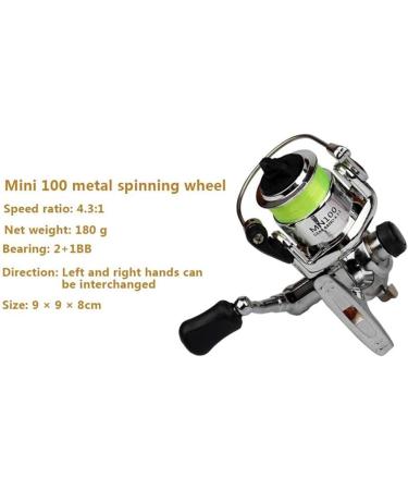 Leikance Ice Fishing Rod & Spinning Reel Set | Portable Winter Fishing Tackle for International Shipping - Buy Online on SooperMarket.com