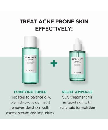SKIN1004 Tea-Trica Relief Ampoule 100ml - Soothing Hydration for Sensitive Skin - Buy Online on SooperMarket.com