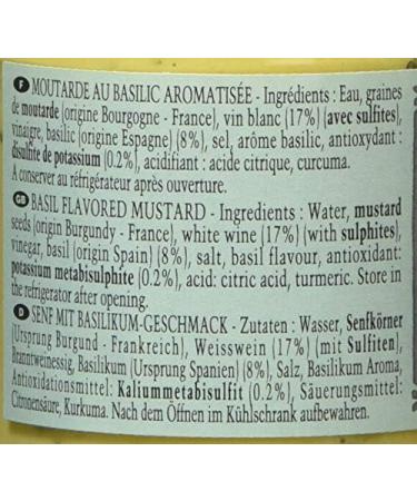 Fallot Dijon Mustard with Basil 205g - Exquisite Flavor Enhancer - Buy Online on SooperMarket.com