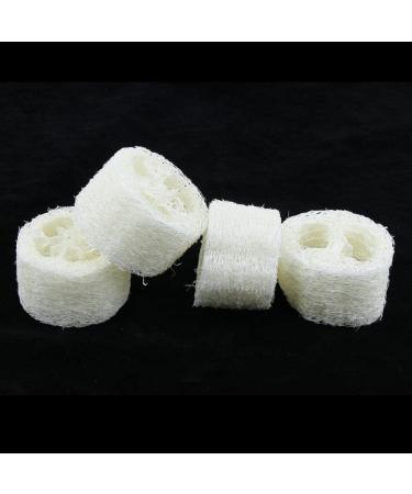4PC Loofah Soap Dish Tray Set | Natural Loofah Sponge Rack for Bathroom & Kitchen | Durable & Strong | Ideal for Household Cleaning - Buy Online on SooperMarket.com