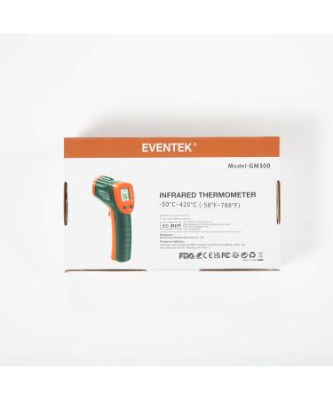 Eventk IR Laser Thermometer - Contactless Digital Temperature Gun -50 C to 420 C (-58 F to 788 F) for Precise Non-Medical Measurements - Buy Online on SooperMarket.com