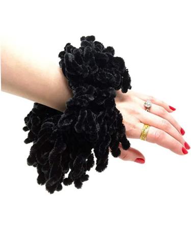 Hair Scrunchies for Girls Volumising Scrunchie Big Hair Ties Elastic Hairbands Hair Headwear Black Hair Scrunchies - Buy Online on SooperMarket.com