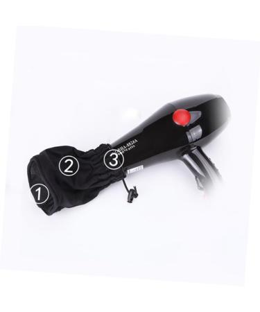PLAFOPE 1pc Hair Dryer Pocket Hair Dryer Travel Bag Hair Blower Cover Hair Dryer Sock Hairdryer Bag Black - Buy Online on SooperMarket.com