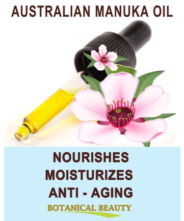 Buy 100% Pure Manuka Oil - Cold Pressed Virgin Carrier Oil for Skin Hair & Nails - 0.5 Fl. oz by Botanical Beauty - Buy Online on SooperMarket.com