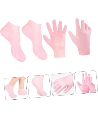 PLAFOPE 1 Set Hydrating Sock Gloves Cracked Foot Socks Exfoliating Gloves Sock Moisturizing Hand Gloves Foot Care Socks Exfoliating Socks Moisturizing Foot Cover Moisturizer Socks - Buy Online on SooperMarket.com