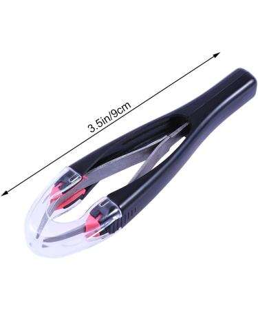 Frcolor Automatic Stainless Steel Tweezers for Eyebrow & Hair Removal - Random Colors | Best International Shipping - Buy Online on SooperMarket.com