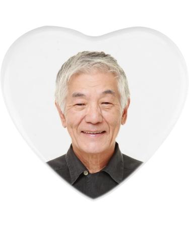 Custom Memorial Ceramic Photo Tile for Grave Headstone Personalized Portrait Plaque Tombstone Indoor Picture Monument Portrait Ornament Color Oval/Heart-Shaped Memorial Photo Tile - Buy Online on SooperMarket.com