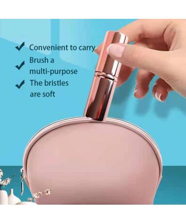 Retractable Makeup Brush Portable Face Blush Powder Brush Makeup Tool for Travel Powder Brushes - Buy Online on SooperMarket.com