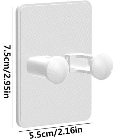 Buy Teksome Self-Adhesive Razor Hooks | Multi-Purpose Reusable Adhesive Hooks for Keys Bathroom & Towels - Large Load Capacity White - Buy Online on SooperMarket.com
