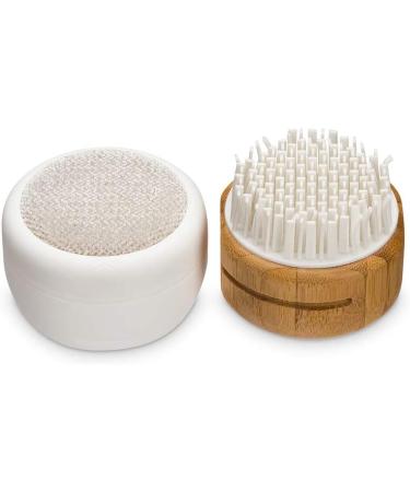 Full Circle Fuzz Off 2-in-1 Lint Remover & Brush - White | Eco-Friendly Fabric Care - Buy Online on SooperMarket.com
