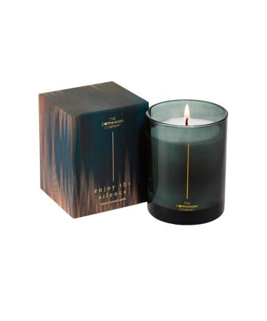 Luxury Scented Candle Gifts for Women | Soy Candle | 45 Hours Burn Time | The Copenhagen Company - Pink Pepper Patchouli & Musk (7oz) Enjoy The Silence 7oz