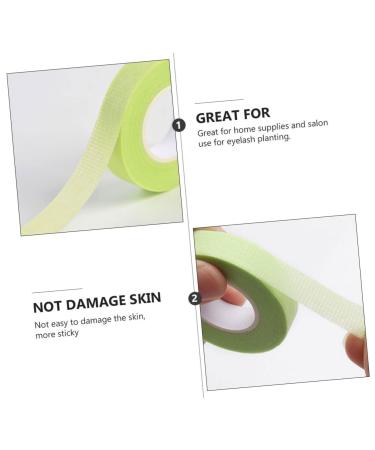 Angoily 24 Rolls Eyelash Tape - Colored Adhesive Fabric for Eyelash Extensions & Hair Care | Non-Woven Cosmetic Tape 900x1.1cm Green - International Shipping Available - Buy Online on SooperMarket.com