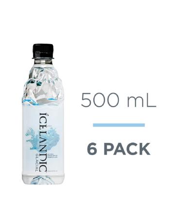 Icelandic Glacial Natural Spring Water - 500ml Bottles (6-Pack) | Pure & Refreshing International Shipping - Buy Online on SooperMarket.com