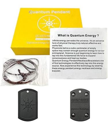 Kenntsh Volcanic Rocks Pendant Necklace Anti EMF Radiation Protection Pendant Energy Scalar Quantum Bio Science Negative Ions Black 430140 - Buy Online on SooperMarket.com