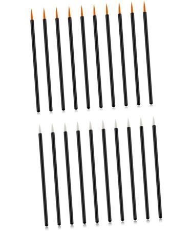 NOLITOY 200 pcs Eyelash Wands Eye Cosmetics Liquid Womenwhite Shadow Bristles Eyeshadow 10X0.5X0.5cmx2pcs Whitex2pcs - Buy Online on SooperMarket.com