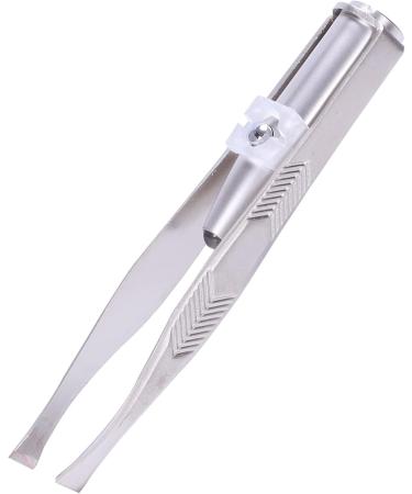 Lodokdre 2X Stainless Steel Eyelashes Eyebrow Tweezer + LED Light - Buy Online on SooperMarket.com
