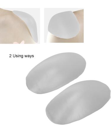 FILFEEL Silicone Shoulder Pads for Womens Clothing 1 pair Soft Shoulder Push-up Pads Self Adhesive Anti-Slip Enhancer Shoulder Pads for Women Reusable(Transparent color) - Buy Online on SooperMarket.com