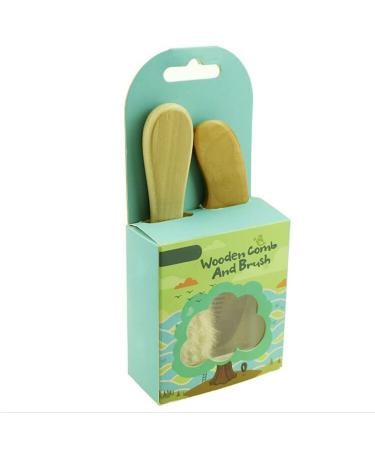 STAHAD Baby Grooming Kit - Anti-static Massage Bath Comb & Detangling Brush for Newborns - Wooden Shower Spa Set for Toddlers - Buy Online on SooperMarket.com