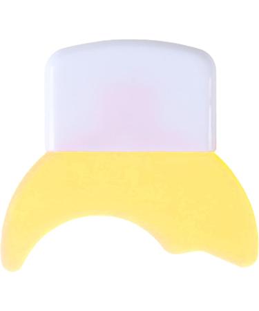 Eyelash Applicator Baffle Eyelash Mascara Smudge Guard Silicone Smoothing Surfaces Various Angles For All Face Shapes (Yellow) - Buy Online on SooperMarket.com