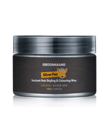 Silver Fox Instant Free Style Hair Styling & Colouring Wax Grey Temporary Dye
