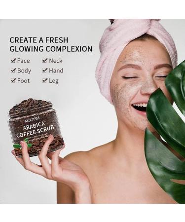 Coconut Coffee Scrub & Wash Exfoliator Body Coffee Scrub Body Exfoliator Scrub Exfoliating Body Scrub Exfoliating Softening & Nourishing All Skin Types-250g - Buy Online on SooperMarket.com