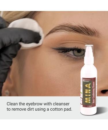 MinaiBrow Eyebrow Conditioning Cleanser 100ml + White Brow Paste 5g | Hydrating, Moisturizing, Brow Mapping & Shaping - Buy Online on SooperMarket.com