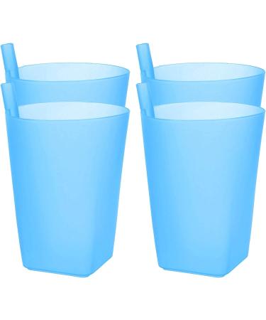 MAGICLULU 4Pcs Kids Sippy Cups with Built-in Straw - BPA-Free Plastic Containers for Milk and Water (Random Color) - Buy Online on SooperMarket.com