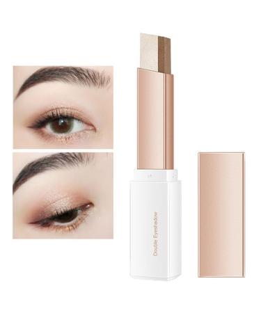 Buy Double Color Eyeshadow Stick 2 in 1 - Gradient Shimmer Eye Makeup - Dual Color 2# - International Shipping Available - Buy Online on SooperMarket.com