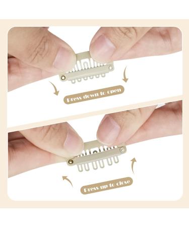 Dreamlover Wig Clips Small - 30 Pieces for Extensions & Blonde Styles | Durable Wig Snap Clips for Perfect Hairstyles - Buy Online on SooperMarket.com
