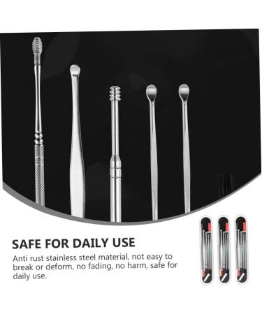 FOMIYES 3 Sets 6-Piece Ear Cleaning Set - Ear Wax Remover Kit with LED Light - Buy Online on SooperMarket.com