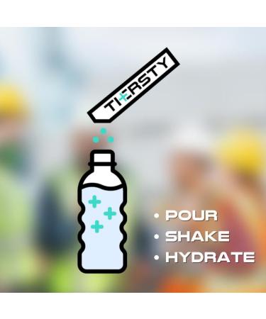 Thersty Electrolyte Powder ZERO Sugar Electrolyte Packets Designed for Rapid Hydration. All Natural Ingredients and Trusted by the World s most Demanding Industries 10 Servings - Lemon Lime - Buy Online on SooperMarket.com