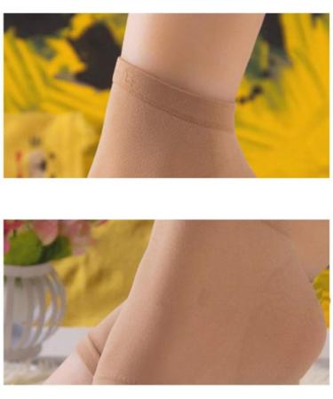 Milists Gel-Dersen Steering Sleeves - Silicone Heel Gel Protectors for Cracked Heels Moisturizing Heel Sleeve & Spa Insole Repair - Buy Online on SooperMarket.com
