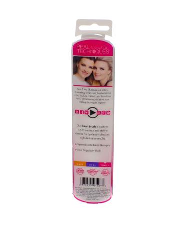 Real Techniques Blush Brush - Professional Colour Powder Blending Brocha Para Maquillaje - Buy Online on SooperMarket.com