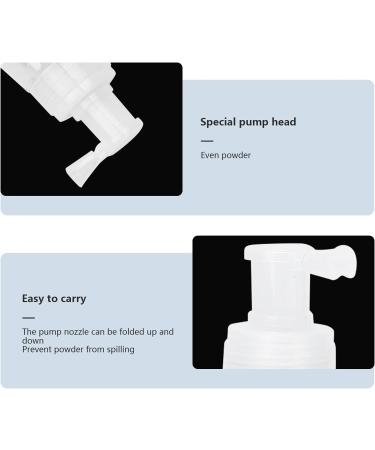 Powder Bottle 180ml Hair Powder Spray Bottle Transparent Empty Refillable Spray Bottle Hair Styling Tool - Buy Online on SooperMarket.com